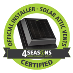 Solar Attic Vents Certified